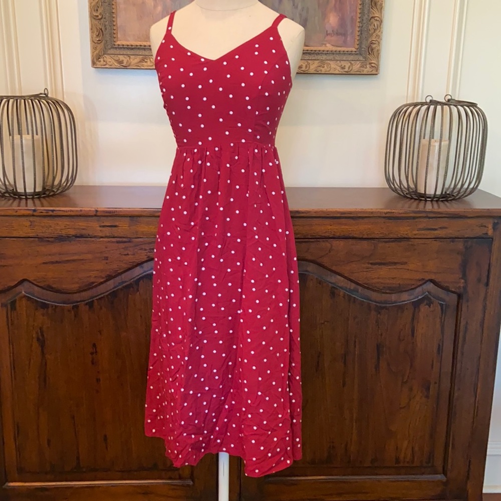 Red Polka Dot Old Navy Dress
